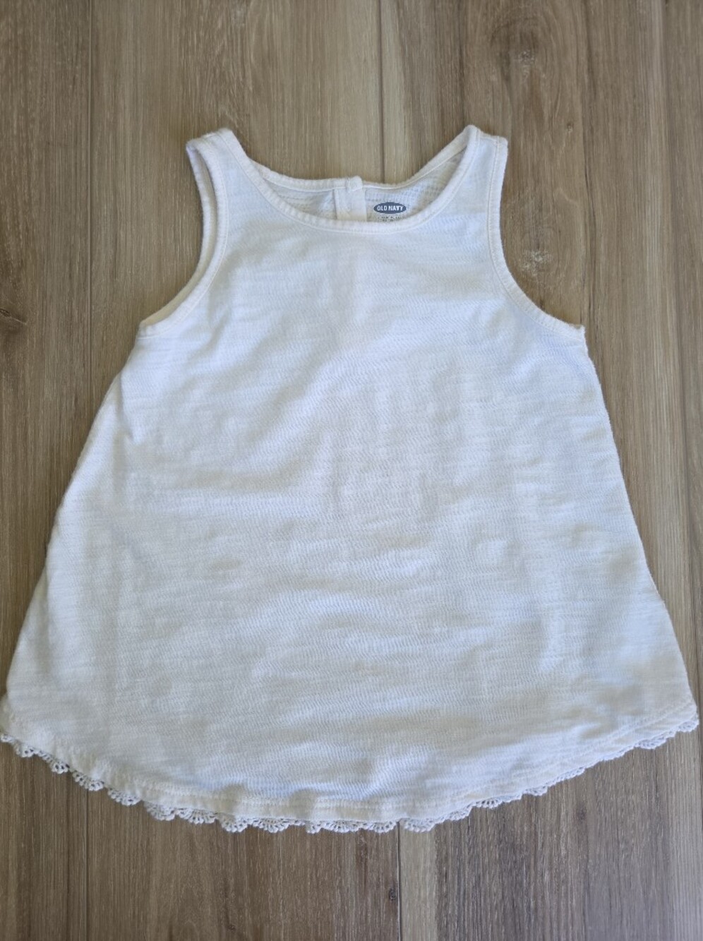 4t Old Navy Crochet Trim Tank